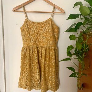 Forever 21 Golden Mini-Dress